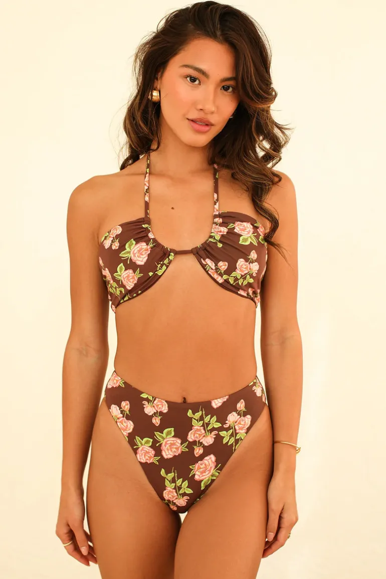 Amalfi String Tie Bandeau Bikini Top