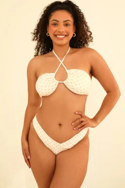 Amalfi String Tie Bandeau Bikini Top