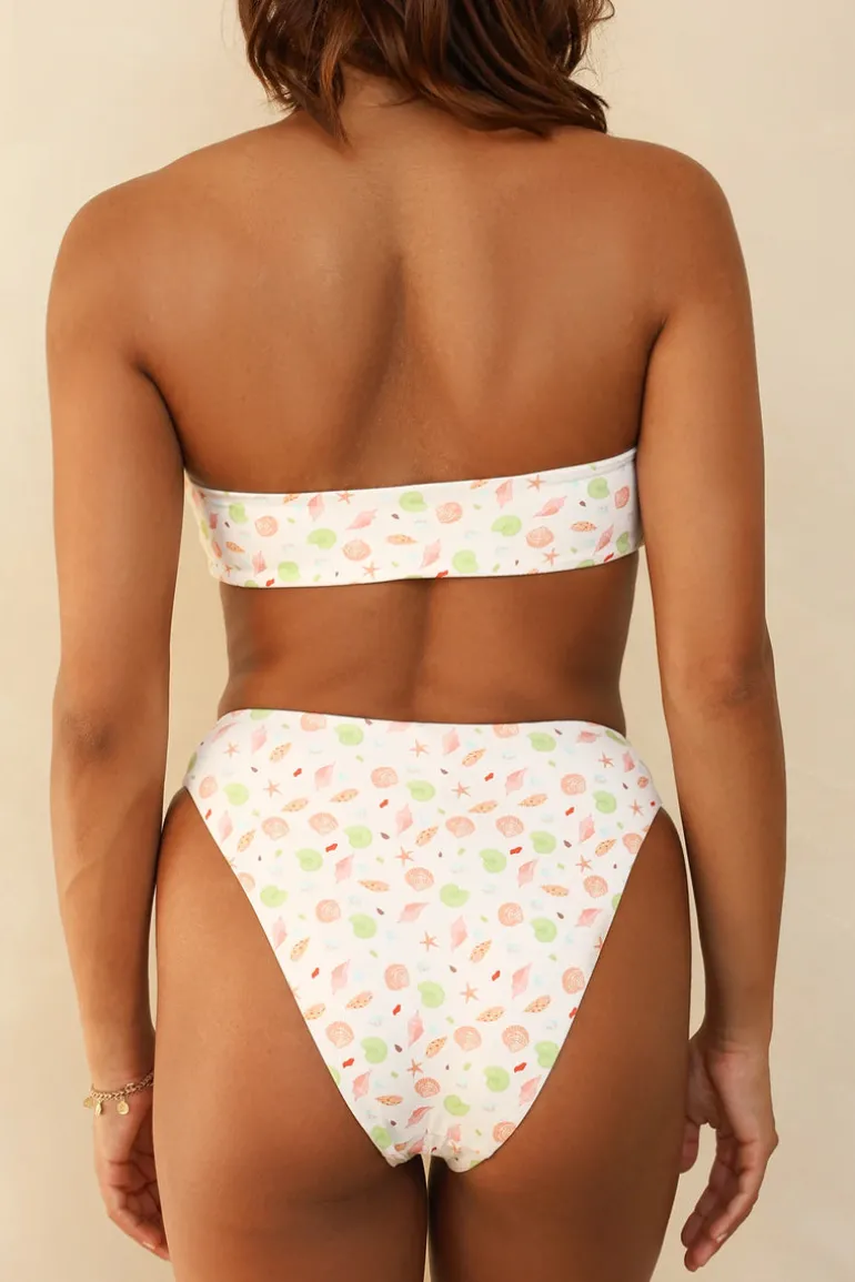Amalfi String Tie Bandeau Bikini Top