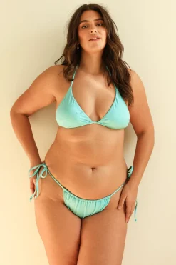 Aqua Sky Triangle Super Cheeky Set