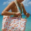 Beach Quilted Tote Bag