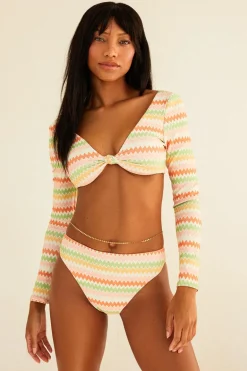 Bianca Long Sleeve Bikini Top