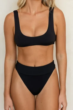 Black Bralette Cheeky Set