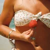 Bunny Knotted Bandeau Bikini Top