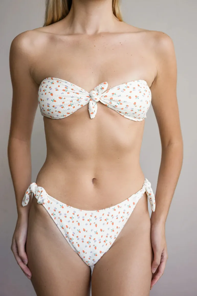 Bunny Knotted Bandeau Bikini Top