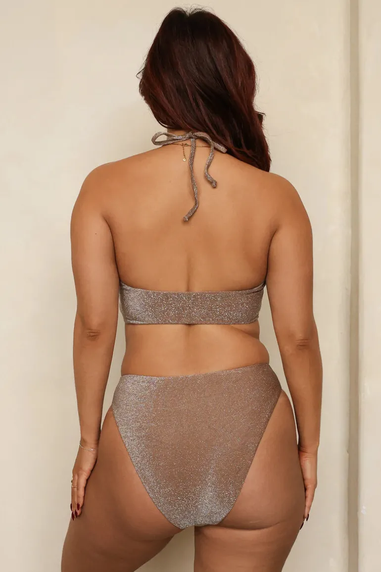 Cacao Bandeau Cheeky Set