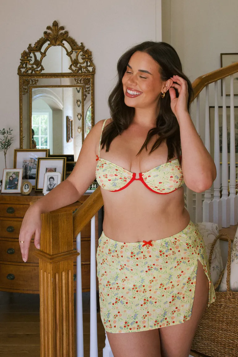 Charmed Slit Mini Skirt