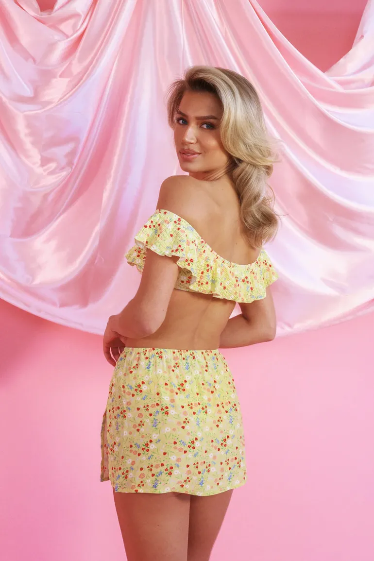 Charmed Slit Mini Skirt