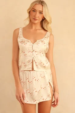 Charmed Slit Mini Skirt