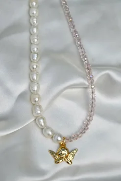 Dreamsbaby Jewels x Dippin Daisys Gold Cherub Necklace