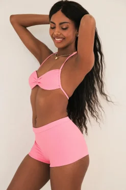 Farrah Elastic Waist Booty Short