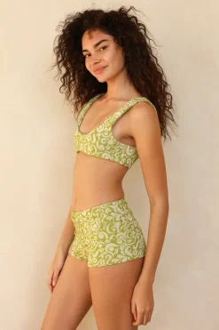 Farrah Elastic Waist Booty Short