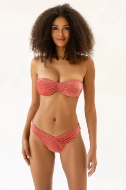 Flame Bandeau Cheeky Set