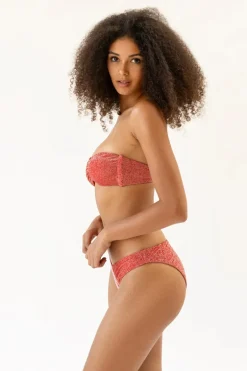 Flame Bandeau Cheeky Set