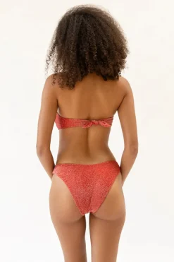 Flame Bandeau Cheeky Set