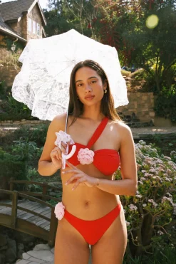 Frankie Asymmetrical Bandeau Bikini Top