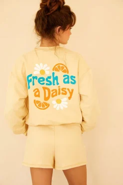 Fresh As A Daisy Long Sleeve Crewneck