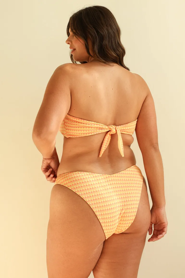 Lotus Bandeau Bikini Top