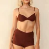 Mocha Crinkle Underwire Full Set