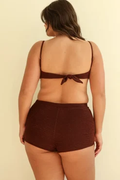 Mocha Crinkle Underwire Full Set