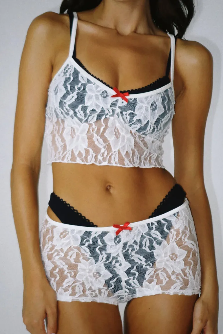 Naomi See Through Lace Top