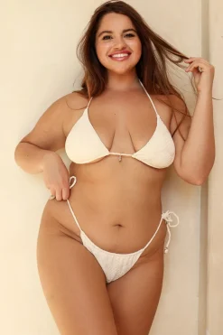 Palm Triangle Bikini Top