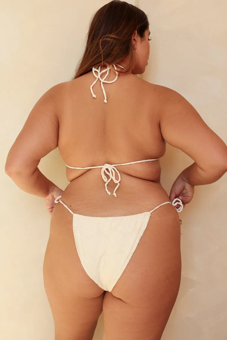 Palm Triangle Bikini Top