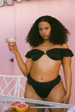 Poppi High Waisted Cheeky Bikini Bottom