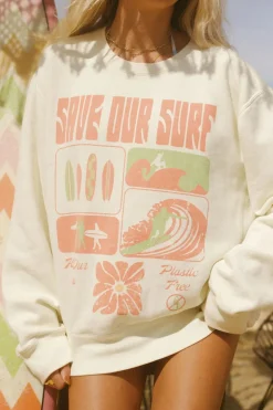 Save Our Surf Long Sleeve Crewneck