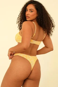 Seaport High Cut Thong Bikini Bottom