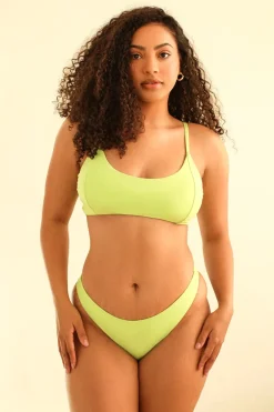 Seaport High Cut Thong Bikini Bottom