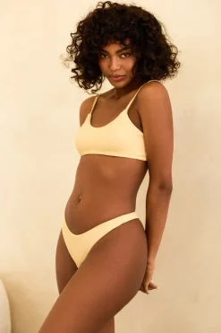 Seaport High Cut Thong Bikini Bottom