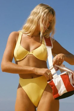 Seashore Cheeky High Waisted Bikini Bottom