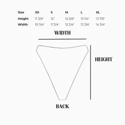 Seashore Cheeky High Waisted Bikini Bottom