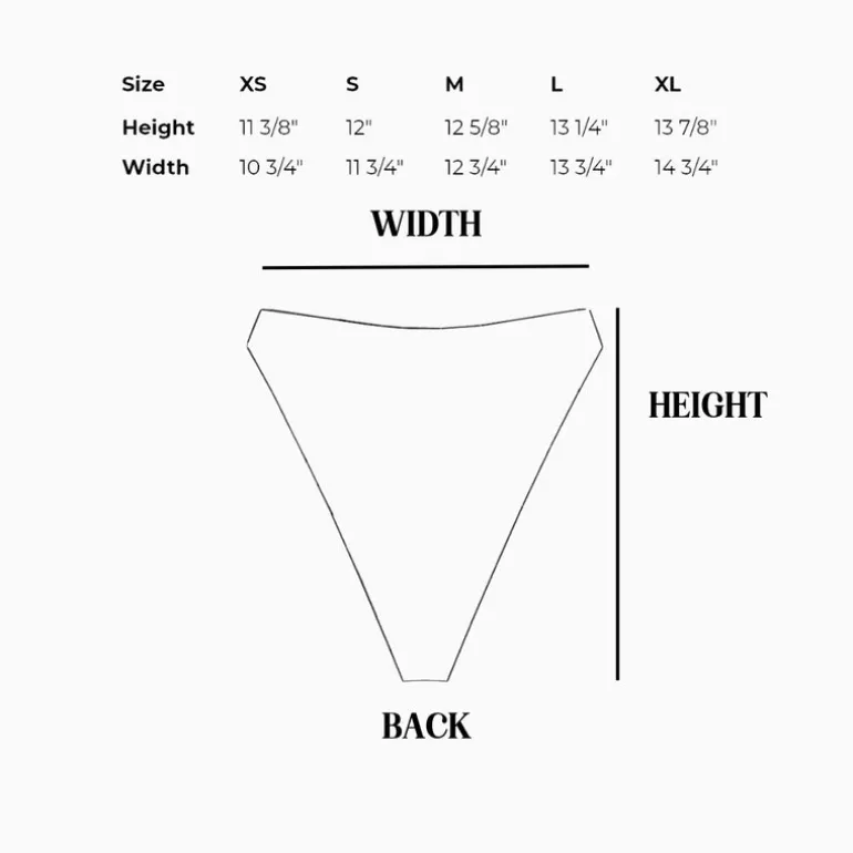 Seashore Cheeky High Waisted Bikini Bottom