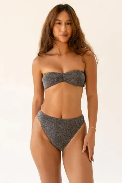 Seashore High Waist Cheeky Bikini Bottom