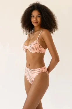 Seashore High Waist Cheeky Bikini Bottom