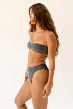 Seashore High Waist Cheeky Bikini Bottom