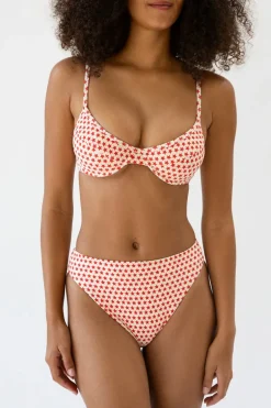 Seashore High Waist Cheeky Bikini Bottom