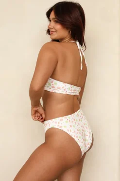 Seashore High Waist Cheeky Bikini Bottom