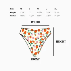 Seashore High Waist Cheeky Bikini Bottom