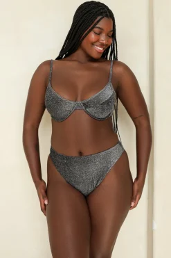 Seashore High Waist Cheeky Bikini Bottom