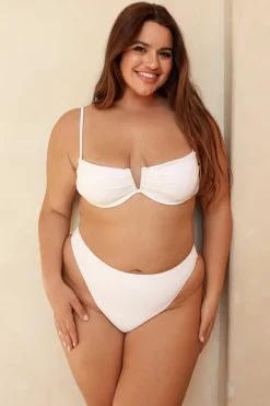 Seashore High Waist Cheeky Bikini Bottom