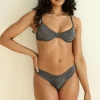 Sparkle Black Underwire Seashore Cheeky Set