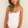 Star Scoop Neckline One Piece