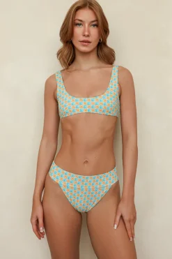 Sun and Waves Bralette Cheeky Set