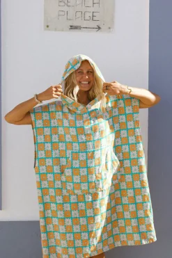Surf Sleeveless Oversized Poncho