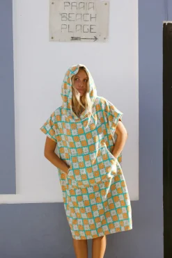 Surf Sleeveless Oversized Poncho