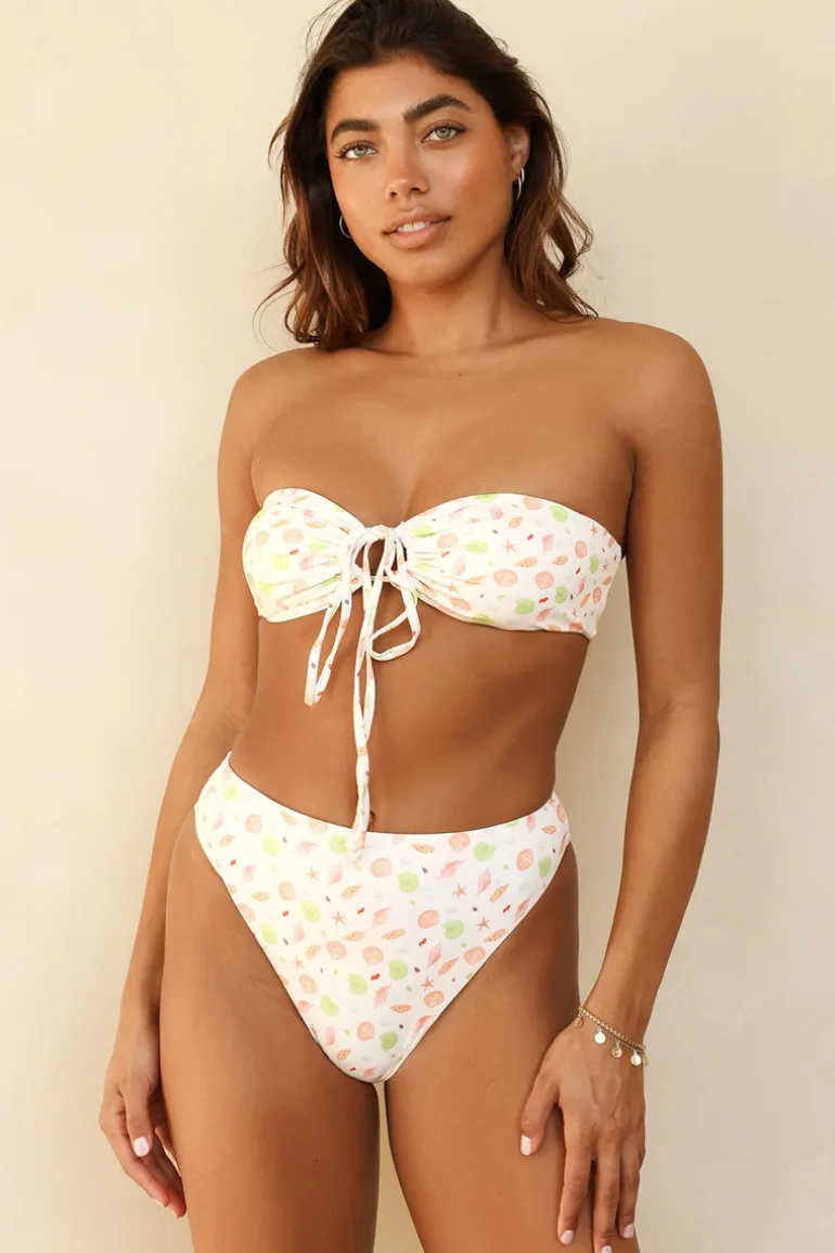 Underwater Garden Bandeau Cheeky Set