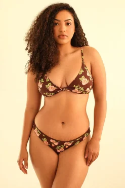 Zen Knotted Triangle Bikini Top